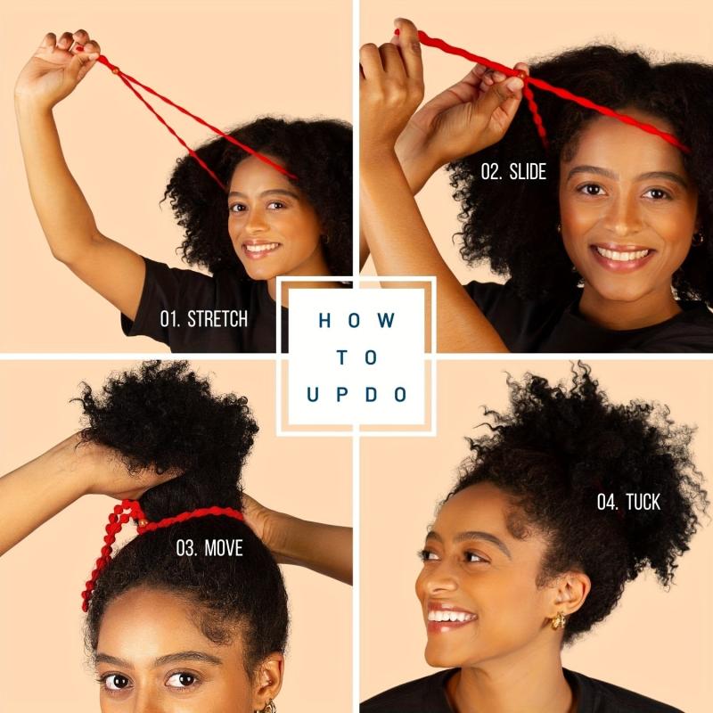 Thick Scrunchie for Natural Hair Curly Hair Accessories for Women