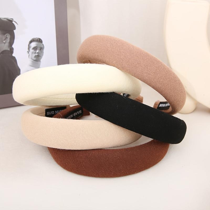 Colorful Fabric Padded Headband Hair Hoop Women Hair Accessory