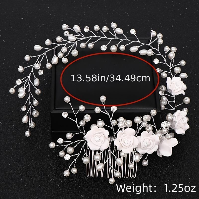 Bride's Pearl Headband Headdress Wedding Dress Accessories