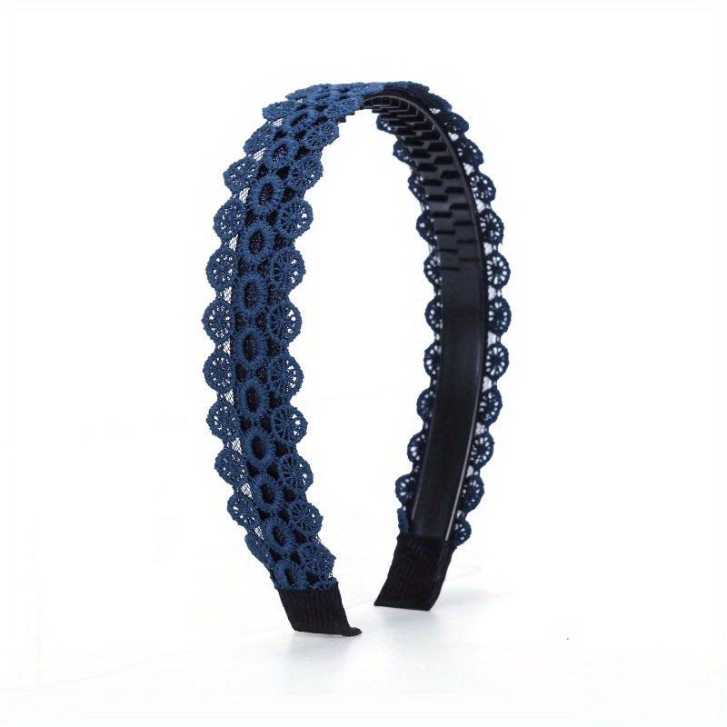 Lace Wide Brim Hairband Non Slip Hair Accessories