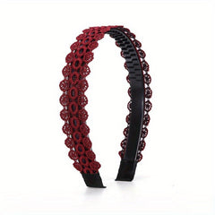 Lace Wide Brim Hairband Non Slip Hair Accessories