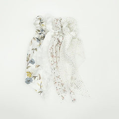 4pcs Butterfly Chiffon Headbands Elastics Hair Scarf Scrunchie