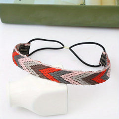 Boho Style Braided Headband Elastic Hair Band