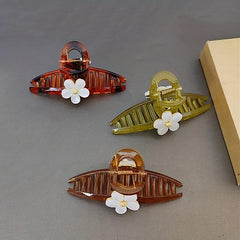 Floral Hair Claw Clip Non Slip Hair Accessory