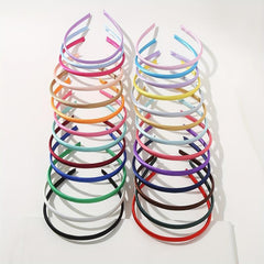 26PCS Satin Colorful Headband for Women Hair Accessories