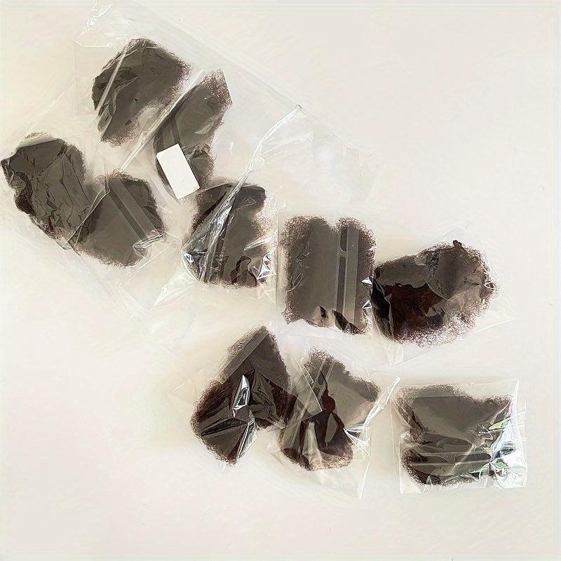 10pcs Invisible Hair Nets Elastic Mesh Hair Bun Net Nylon Hair Bun Cover