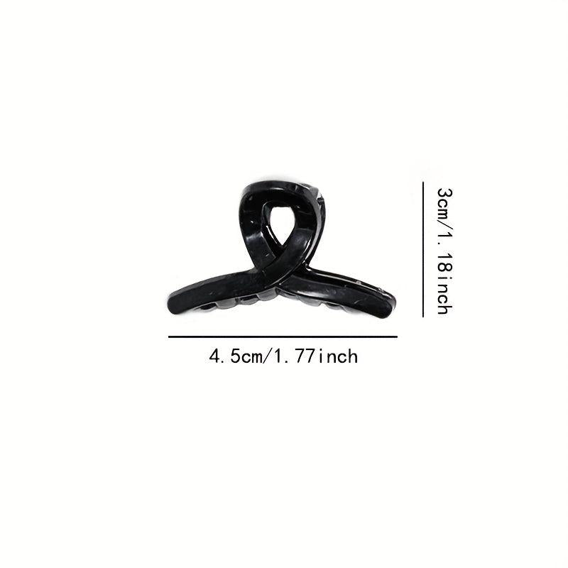 4pcs Resin Style Hair Claw Ponytail Holder Hair Clip