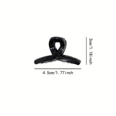 4pcs Resin Style Hair Claw Ponytail Holder Hair Clip