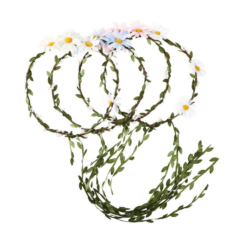 Boho Daisy Flower Sunflower Headband Floral Crown Wreath