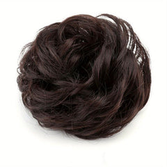 Fluffy Wigs Hair Tie Bun Scrunchie Hair Accessories Women's
