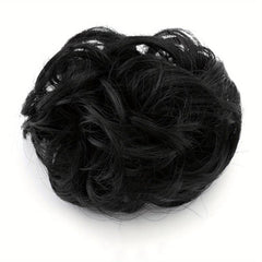 Fluffy Wigs Hair Tie Bun Scrunchie Hair Accessories Women's