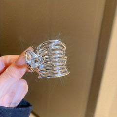 Metal Hair Claw Clips Small Claw Clips For High Ponytail Women