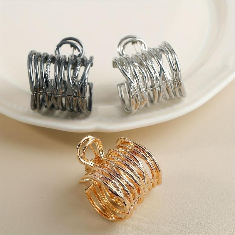 Metal Hair Claw Clips Small Claw Clips For High Ponytail Women