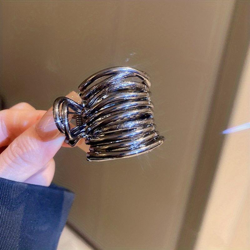 Metal Hair Claw Clips Small Claw Clips For High Ponytail Women