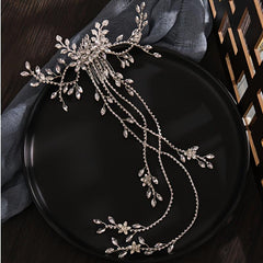 Crystal Long Hair Comb Rhinestone Wedding Accessories