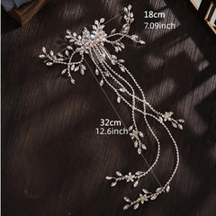 Crystal Long Hair Comb Rhinestone Wedding Accessories