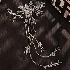 Crystal Long Hair Comb Rhinestone Wedding Accessories