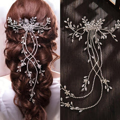 Crystal Long Hair Comb Rhinestone Wedding Accessories