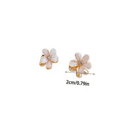 5pcs Crystal Flower Rhinestone Hair Claw Clip Strong Hold Grip Hair Accessories