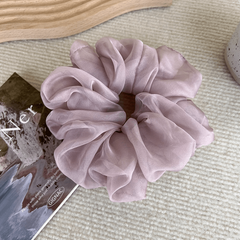 Organza Hair Scrunchies Soft Oversize Mesh Scrunchie