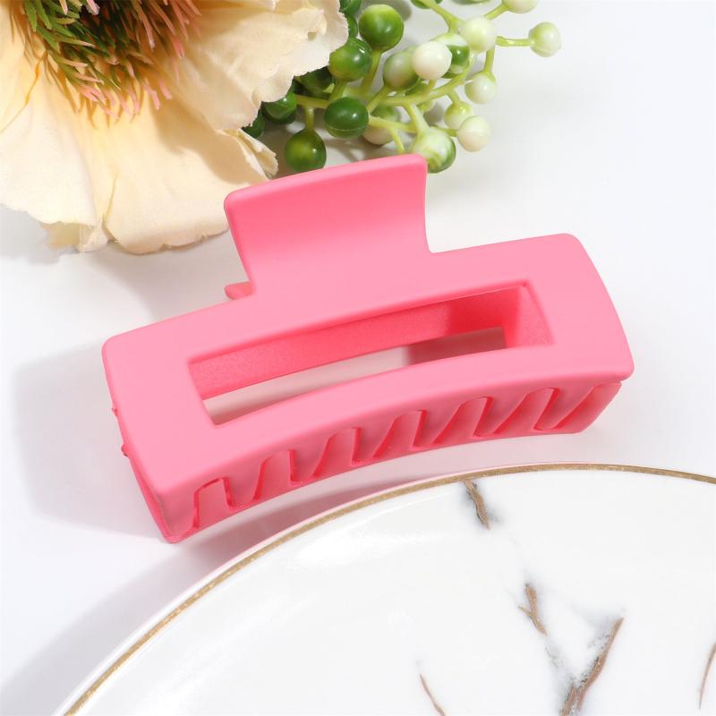 Rectangular Cutout Hair Claw for Thick and Thin Hair