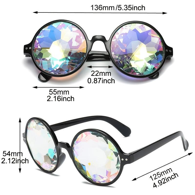 Psychedelic Kaleidoscope Prism Sunglasses Goggles