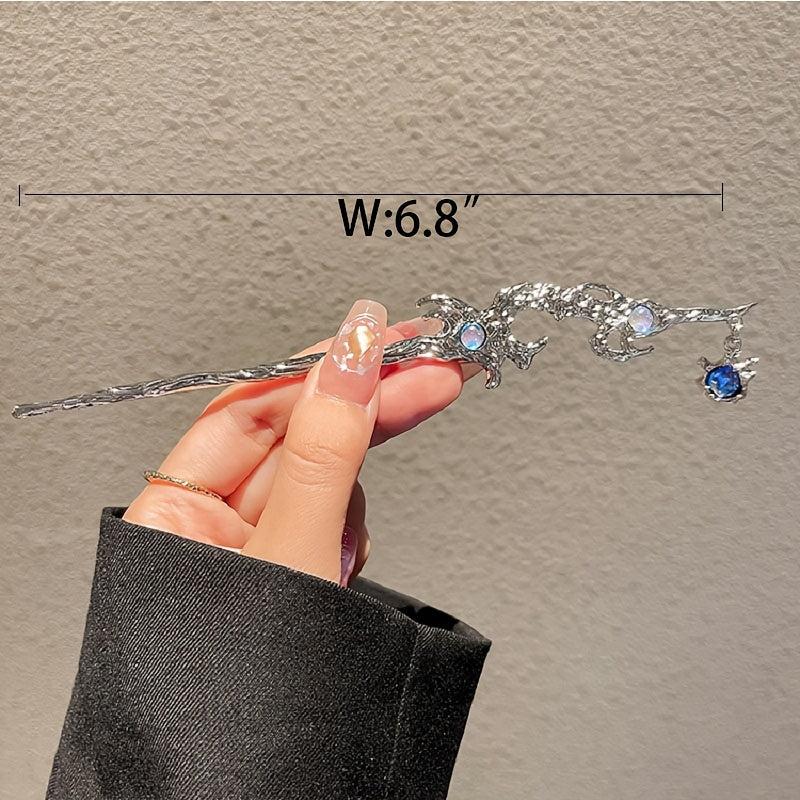 Moonstone Hairpin Metal Hairpin Buckle Retro Gift For Her