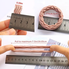 20pcs Hair Ties for Women Girls Non Slip Seamless Hair Bands Thick Curly Hair