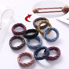 20pcs Hair Ties for Women Girls Non Slip Seamless Hair Bands Thick Curly Hair