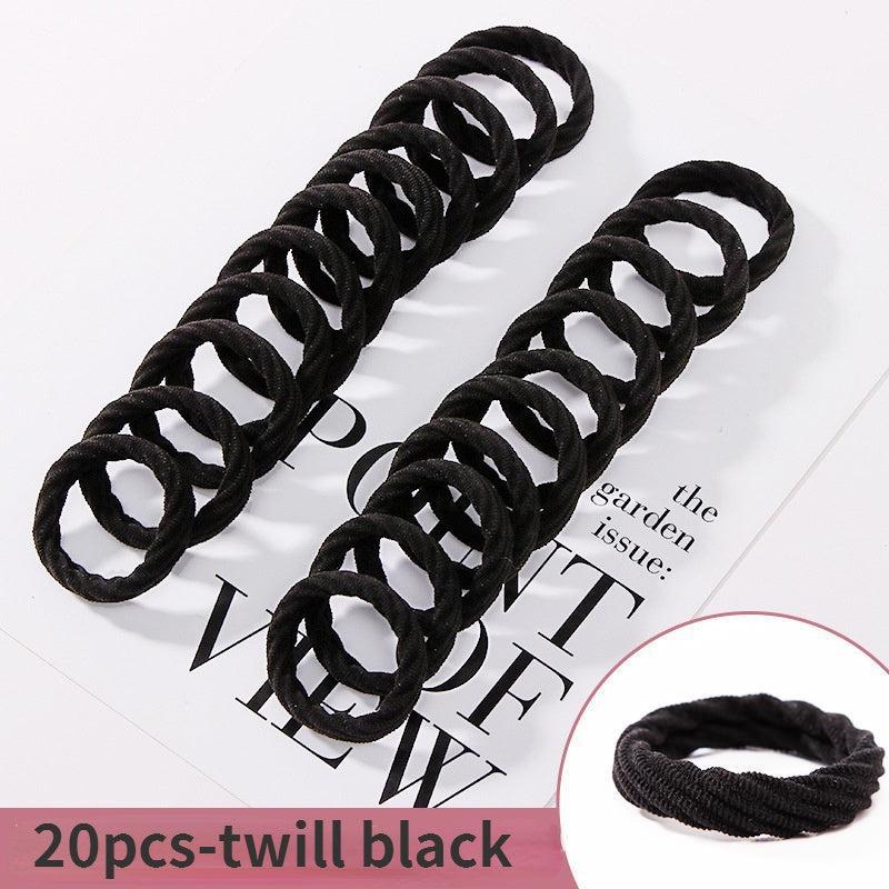 20pcs Hair Ties for Women Girls Non Slip Seamless Hair Bands Thick Curly Hair