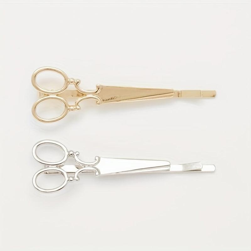 Gothic Style Scissors Hairpin Ladies Hairpin Bangs Clip