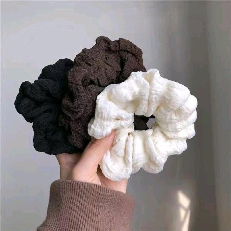 3pcs Colour Scrunchies Soft Hair Ties Accessories Elastic Ponytail Gift For Her