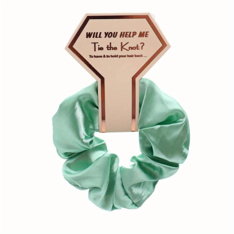 Large Silk Scrunchie for Wedding Party Gift