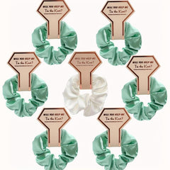 Large Silk Scrunchie for Wedding Party Gift