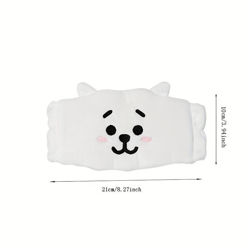 Plush Cartoon Headband for Skincare Makeup Spa Hair Accessories
