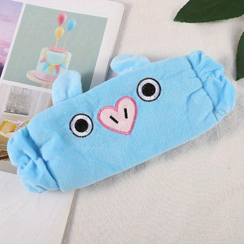 Plush Cartoon Headband for Skincare Makeup Spa Hair Accessories