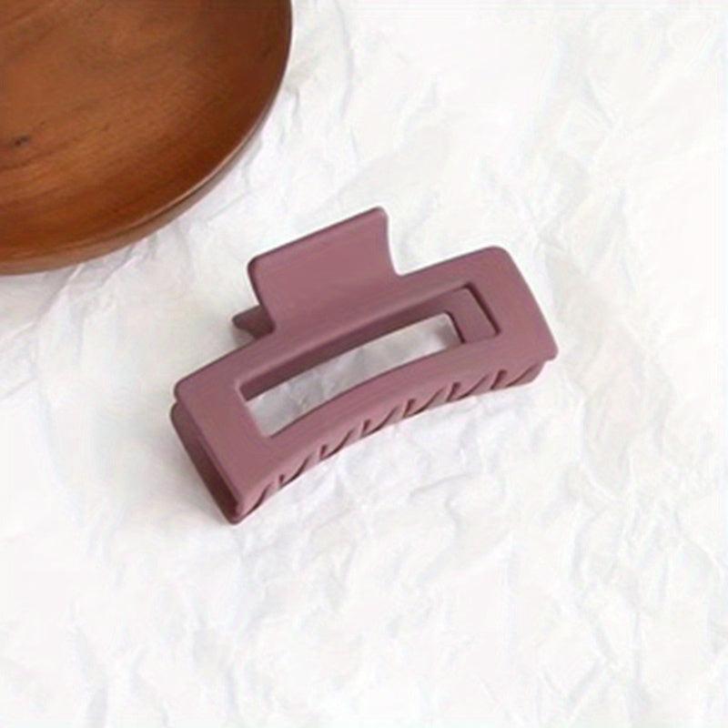 Matte Hair Claw Clip Non Slip Strong Hold Grip Hair Jaw Clip