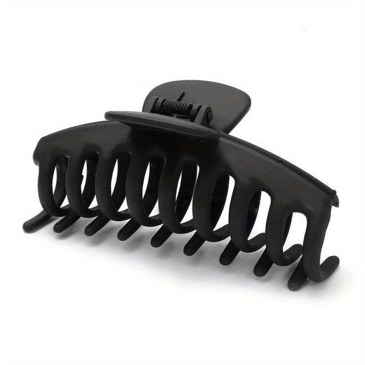 6pcs Matte Hair Claw Large Nonslip Shark Claw Strong Hold Thick Hair