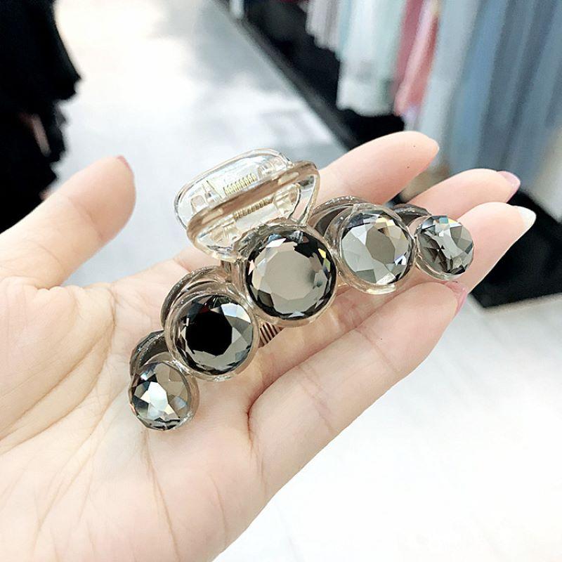 Crystal Rhinestone Hair Claw Clips Strong Hold Ponytail Clips