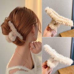 Colorful Winter Hair Claw Clips Large Non Slip Hair Barrettes