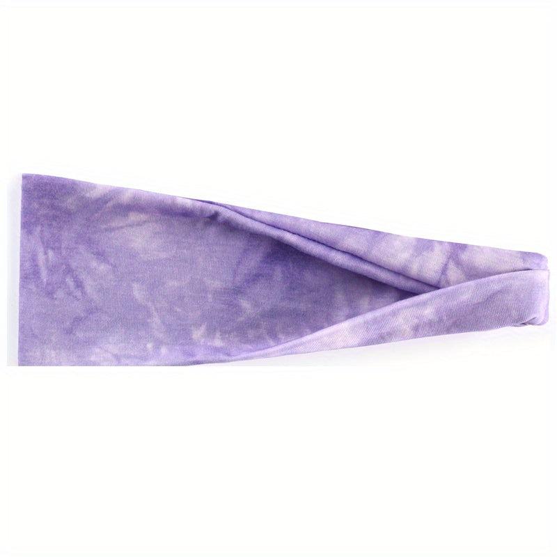 Tie Dye Wide Boho Headband for Women