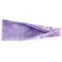 Tie Dye Wide Boho Headband for Women
