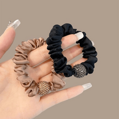 Rhinestone Hair Ties Ponytail Holder