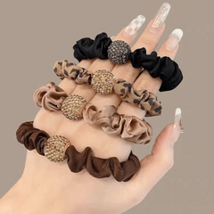 Rhinestone Hair Ties Ponytail Holder