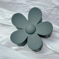 Flower Frosted Candy Hair Claw Clip Strong Hold Grip Hair Jaw Clip