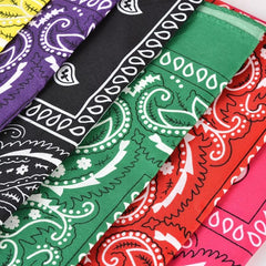 Polyester Square Bandana Handkerchief Outdoor Face Mask Bandana