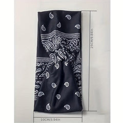 6pcs Boho Print Wide Headband Yoga Running Sweatband