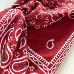 6pcs Boho Print Wide Headband Yoga Running Sweatband