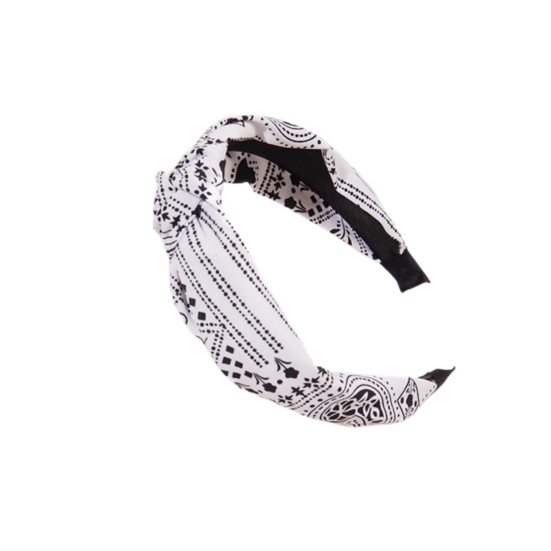 Boho Paisley Knotted Headbands Retro Style Hair Accessory