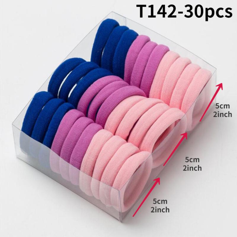 30pcs Hair Tie Elastic Rubber Band Ponytail Hair Rope